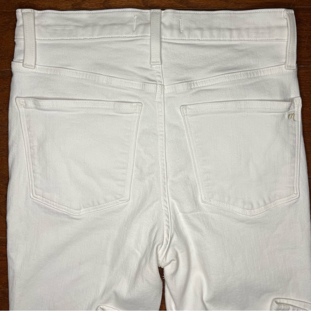 Madewell 10” High Rise Skinny White Jeans High Waist Size 28 - Picture 13 of 14